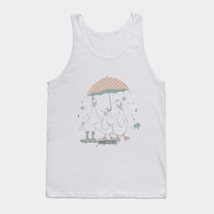 Сute ducks family 3 Tank Top